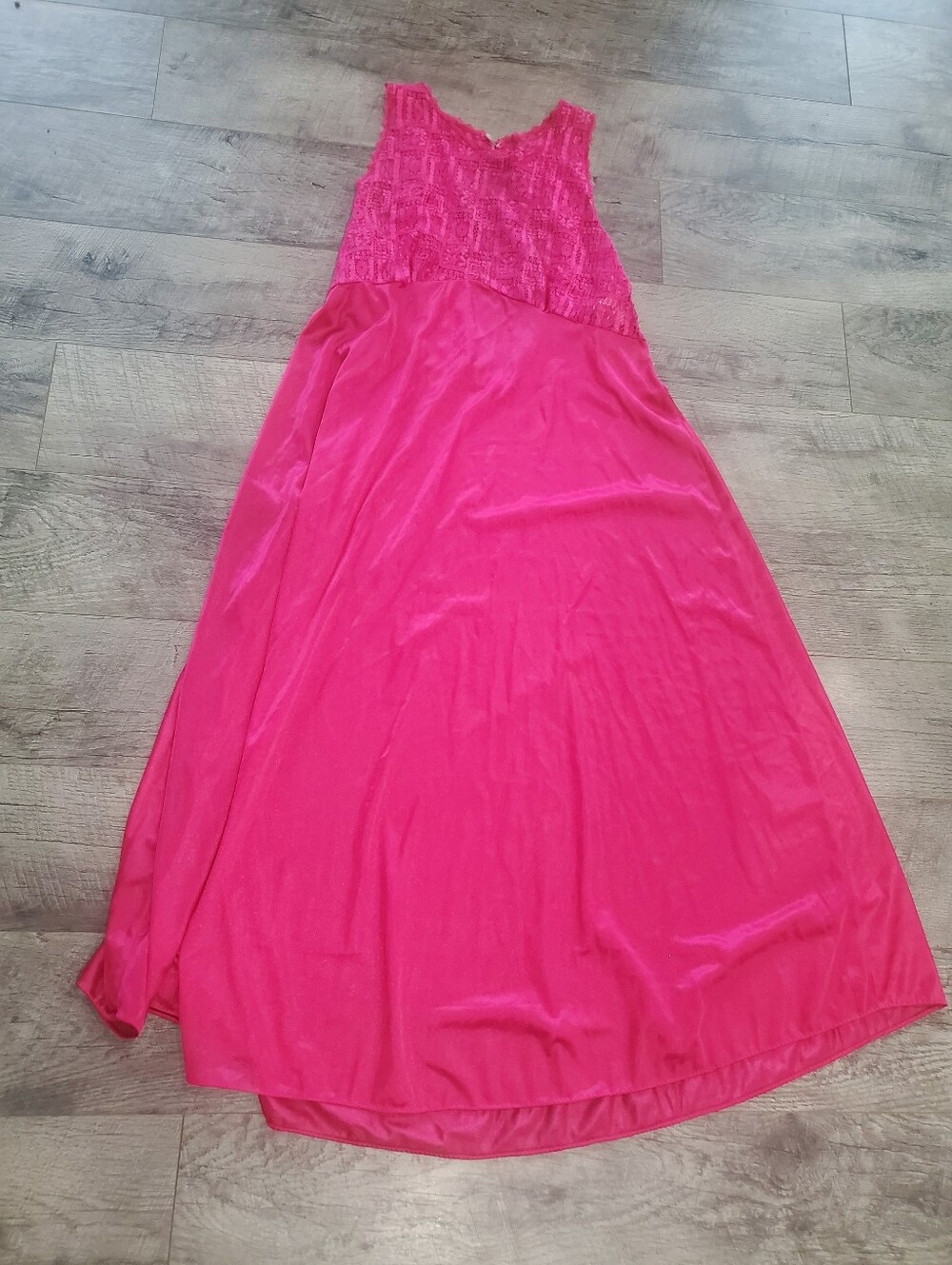 Pink Long Adonna Lingere Nightgown